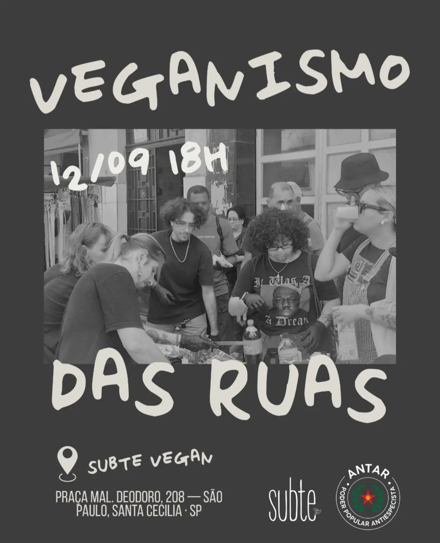 Veganismo das Ruas - Coletivo ANTAR e Subte Vegan