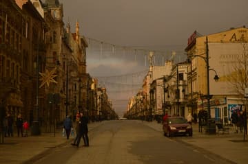 Uma tarde em Łódź
