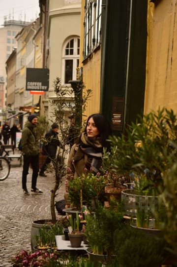 Greek beauty in the streets of Copenhagen