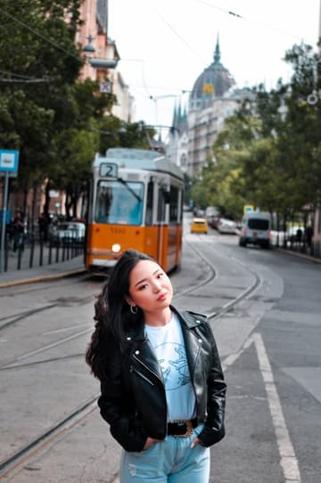 Photoshooting Aminaa, Mongolian girl living in Budapest