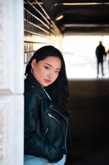 Photoshooting Aminaa, Mongolian girl living in Budapest