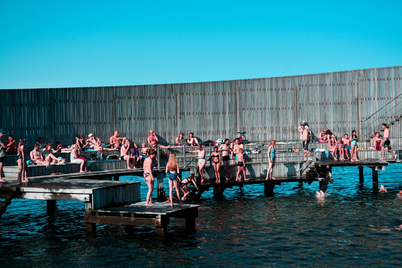 The magic summer time in Kastrup Søbad, Copenhagen
