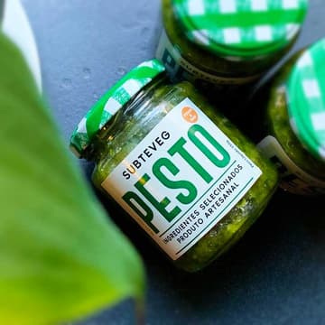 Molho Pesto da Casa - Produção artesanal Subte Vegan