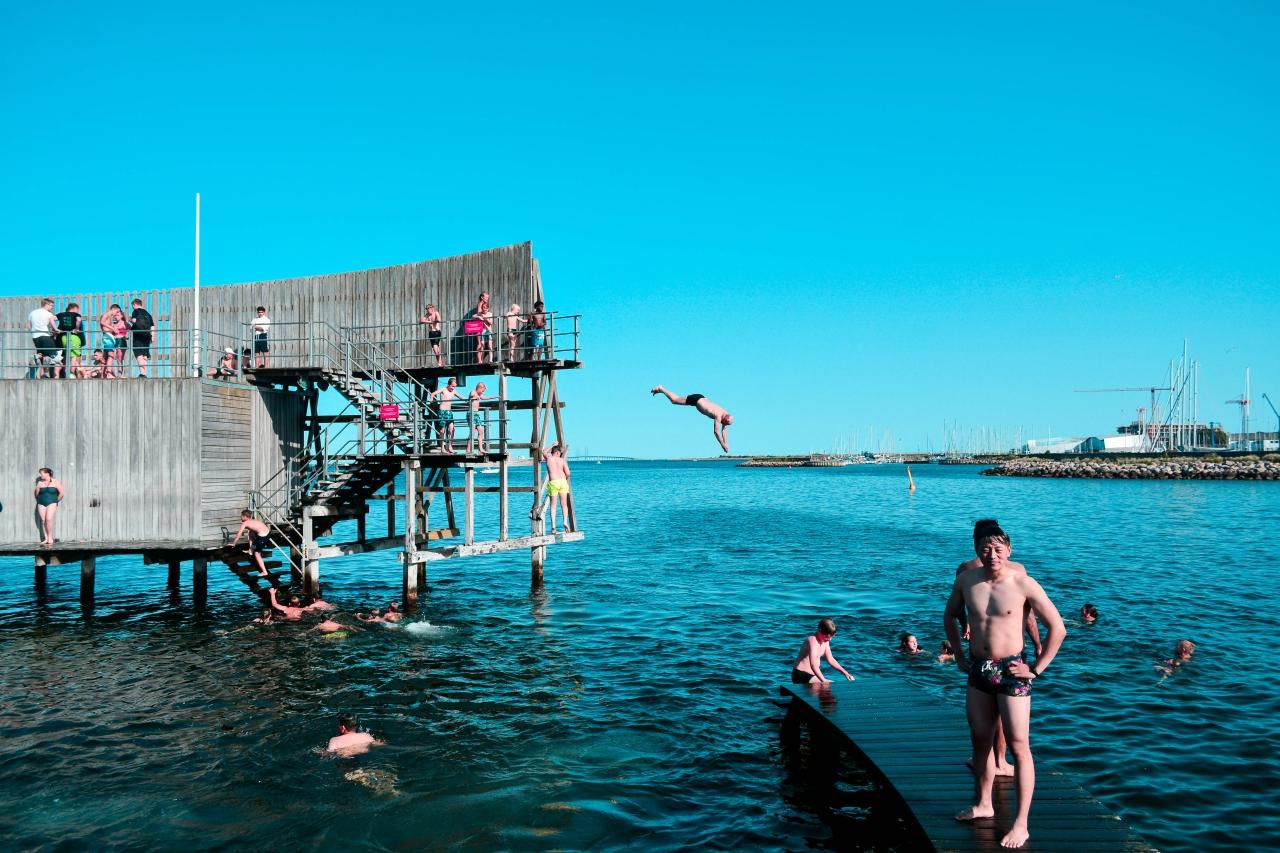The magic summer time in Kastrup Søbad, Copenhagen