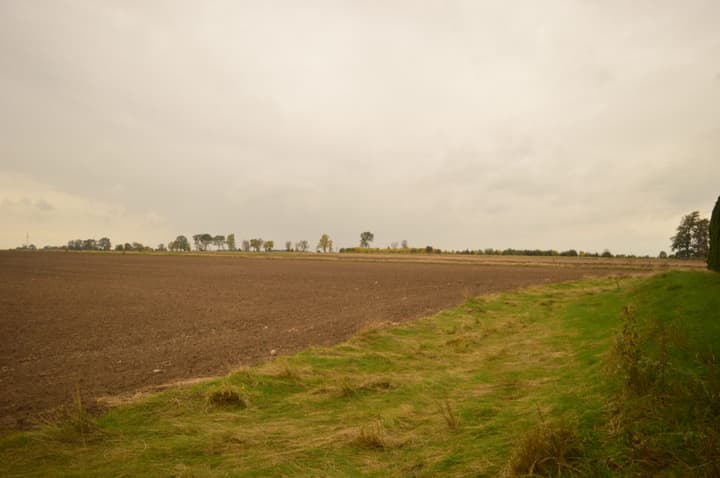Localizada entre campos, plantações, horizontes infinitos.