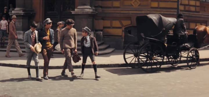 Personagens do Filme - reprodução do livro - OS MENINOS DA RUA PAULO