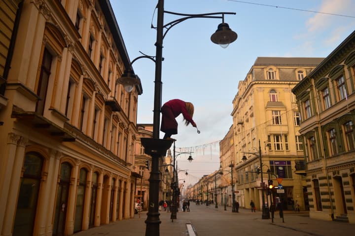 Uma tarde em Łódź