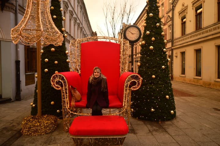 Sentei na poltrona do papai noel polaco (2017)