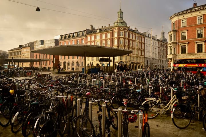 Bicicletas em Copenhagen