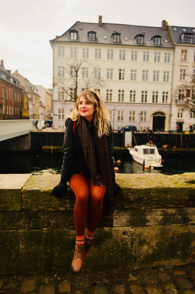 Eu no mundo. Neste momento, em Copenhague.