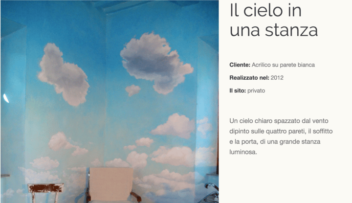 Il Cielo in una stanza / The sky in a Room