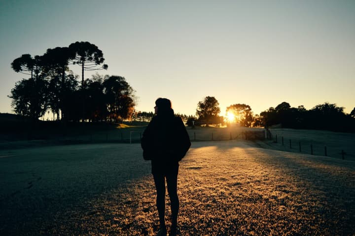 nascer do sol em Campo Magro, Curitiba