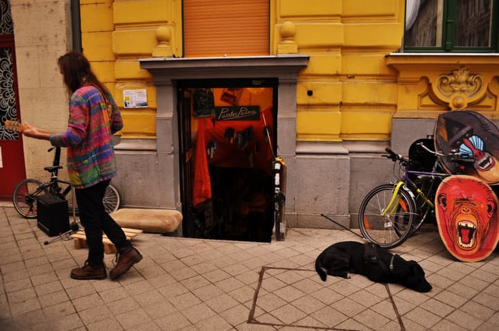 The Bródy Sándor Street (or utca, in Hungarian)