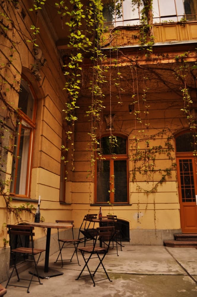 The Bródy Sándor Street (or utca, in Hungarian)