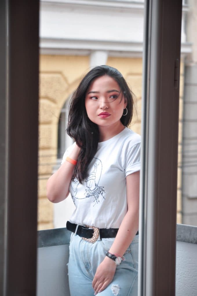 Photoshooting Aminaa, Mongolian girl living in Budapest