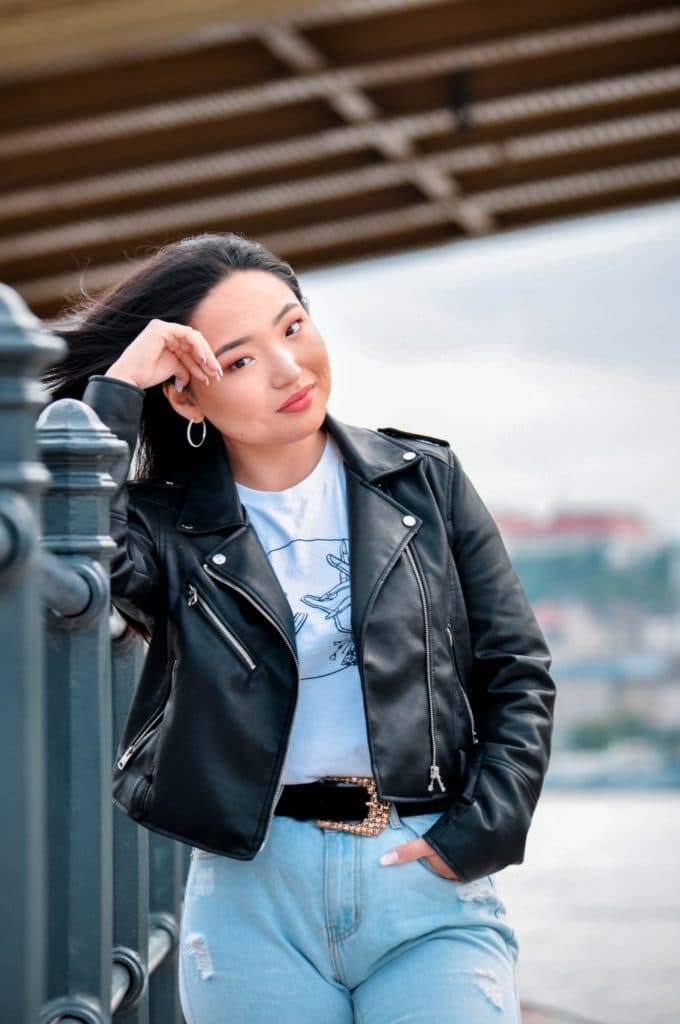 Photoshooting Aminaa, Mongolian girl living in Budapest