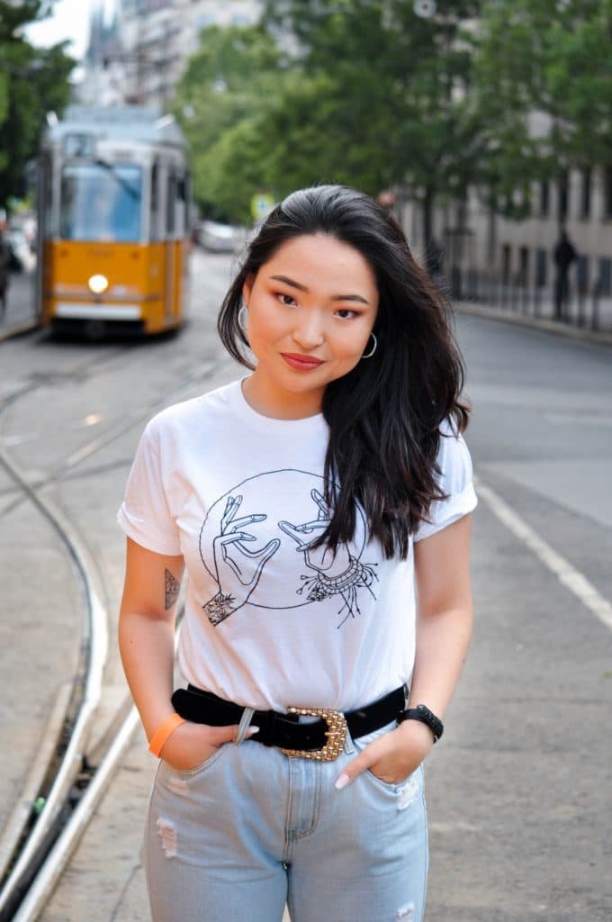 Photoshooting Aminaa, Mongolian girl living in Budapest