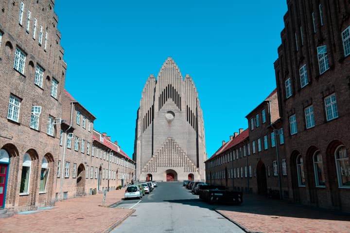 We found a rare piece of expressionism in Copenhagen, the Grundtvig's Church