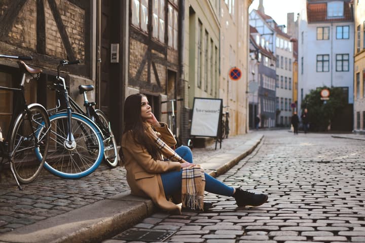 Vintage photography vibes with Anna in Copenhagen