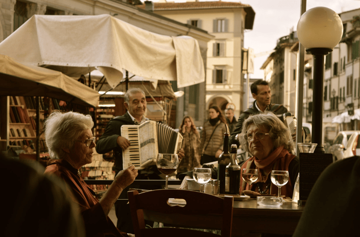 One of my favorite pictures taken in Italy so far. Got this scene while having lunch in Florence, 2014.