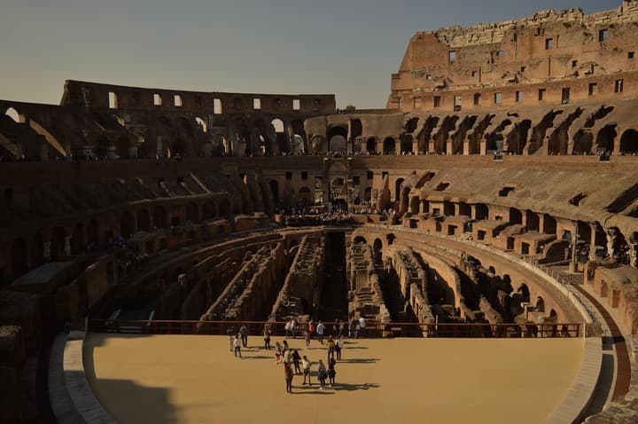 The most famous place in Italy, I believe - The Colloseum