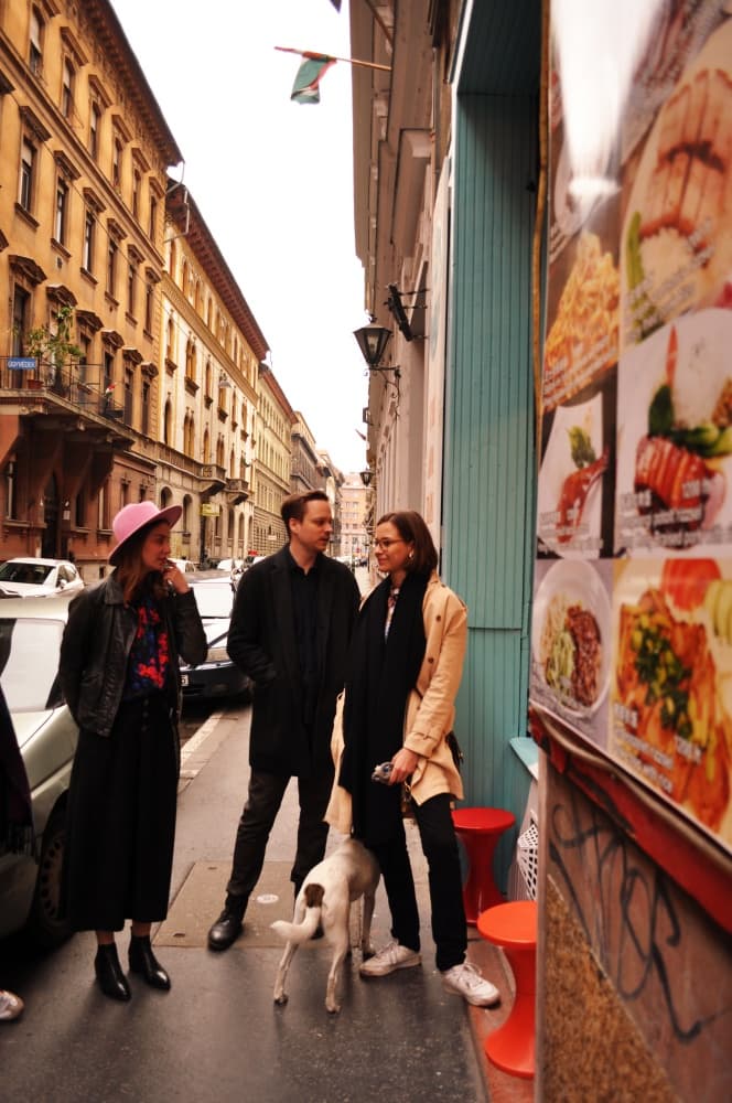 The Bródy Sándor Street (or utca, in Hungarian)