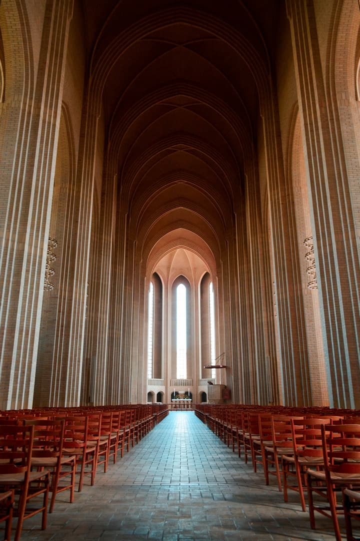 We found a rare piece of expressionism in Copenhagen, the Grundtvig's Church