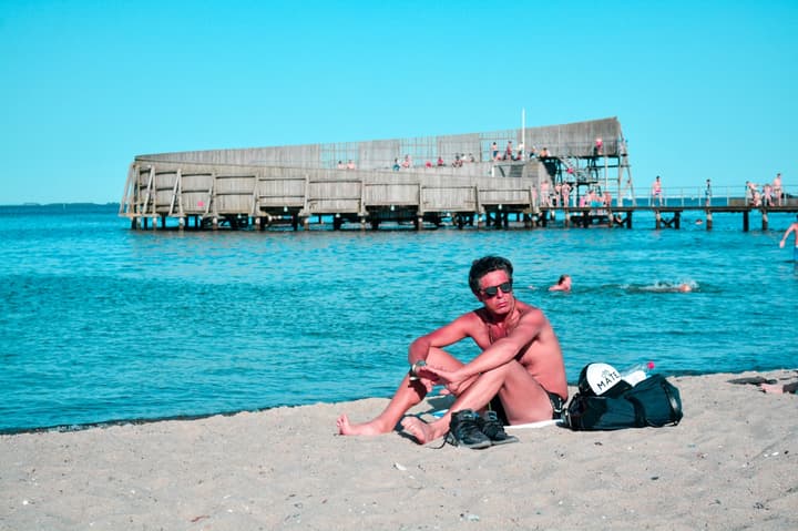 The magic summer time in Kastrup Søbad, Copenhagen